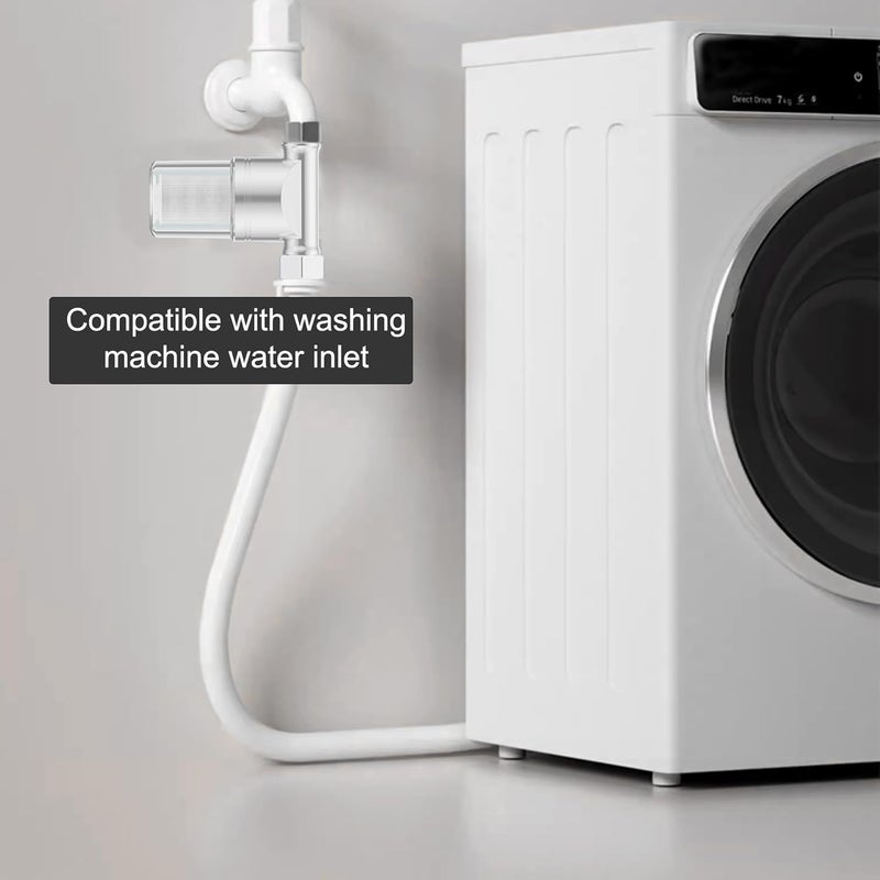 Geokin :Washing Machine Water Filter,Filters For Washing Machine,Garden Hose,Rv Water Hose,Camper Water Filter,For Shower,For Sink Faucet,Compatible With 1/2 3/4 Ports (L Port) - Image 3